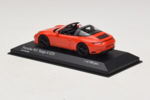 Porsche 911 991 Targa 4 GTS Oranžinis Minichamps 1:43 410067341 Metalas - nuotrauka 3 iš 5