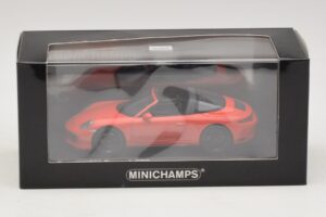 Porsche 911 991 Targa 4 GTS Oranžinis Minichamps 1:43 410067341 Metalas - nuotrauka 5 iš 5