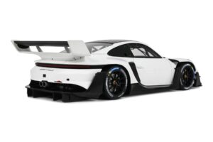 Porsche 911 992.1 GT3 R Rennsport Baltas GT Spirit 1:18 GT1010 Derva - nuotrauka 2 iš 5