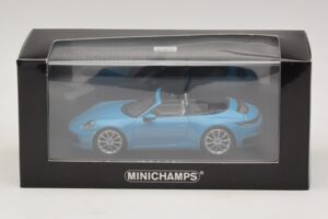 Porsche 911 992 Carrera 4S Kabrioletas Mėlynas Minichamps 1:43 410069332 Metalas - nuotrauka 5 iš 5