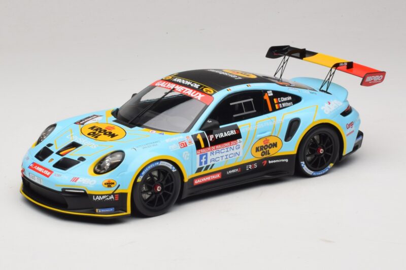 Porsche 911 992 Rally GT #1 C. Cherain / D. Withers Rallye de Wallonie 2025 IXO 1:18 18RMC254 Metalas