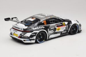 Porsche 911 992 Rally GT #17 C. De Cecco / J. Humblet Rallye de Wallonie 2025 IXO 1:18 18RMC255 Metalas - nuotrauka 2 iš 6