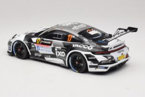 Porsche 911 992 Rally GT #17 C. De Cecco / J. Humblet Rallye de Wallonie 2025 IXO 1:18 18RMC255 Metalas - nuotrauka 5 iš 6