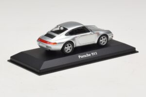 Porsche 911 993 Sidabrinis Maxichamps 1:43 940063001 Metalas - nuotrauka 2 iš 5