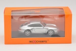 Porsche 911 993 Sidabrinis Maxichamps 1:43 940063001 Metalas - nuotrauka 5 iš 5