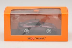 Porsche 911 993 Turbo Raudona Metalik Maxichamps 1:43 940069200 Metalas - nuotrauka 5 iš 5
