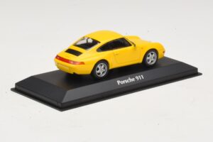 Porsche 911 993 Geltonas Maxichamps 1:43 940063000 Metalas - nuotrauka 2 iš 5