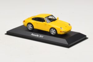 Porsche 911 993 Geltonas Maxichamps 1:43 940063000 Metalas - nuotrauka 3 iš 5