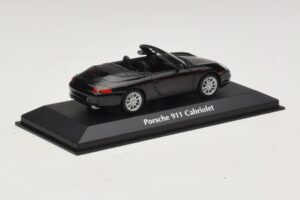 Porsche 911 996 Kabrioletas Juoda Metalik Maxichamps 1:43 940061030 Metalas - nuotrauka 2 iš 5