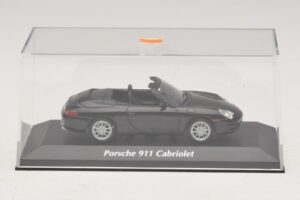 Porsche 911 996 Kabrioletas Juoda Metalik Maxichamps 1:43 940061030 Metalas - nuotrauka 4 iš 5