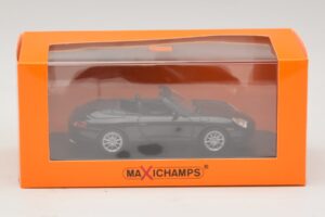 Porsche 911 996 Kabrioletas Juoda Metalik Maxichamps 1:43 940061030 Metalas - nuotrauka 5 iš 5