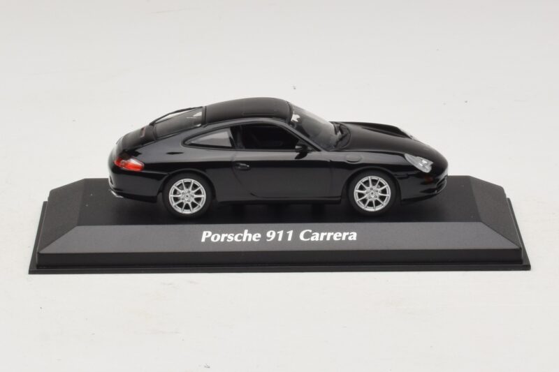 Porsche 911 996 Carrera Juodas Maxichamps 1:43 940061020 Metalas