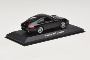 Porsche 911 996 Carrera Juodas Maxichamps 1:43 940061020 Metalas - nuotrauka 2 iš 5