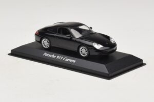 Porsche 911 996 Carrera Juodas Maxichamps 1:43 940061020 Metalas - nuotrauka 3 iš 5