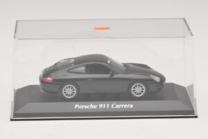 Porsche 911 996 Carrera Juodas Maxichamps 1:43 940061020 Metalas - nuotrauka 4 iš 5