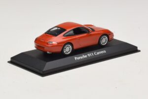 Porsche 911 996 Carrera Orange Metallic Maxichamps 1:43 940061021 Metalas - nuotrauka 2 iš 5