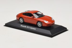 Porsche 911 996 Carrera Orange Metallic Maxichamps 1:43 940061021 Metalas - nuotrauka 3 iš 5