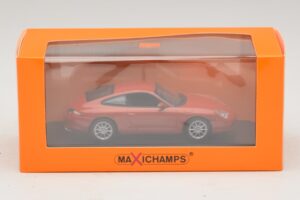 Porsche 911 996 Carrera Orange Metallic Maxichamps 1:43 940061021 Metalas - nuotrauka 5 iš 5