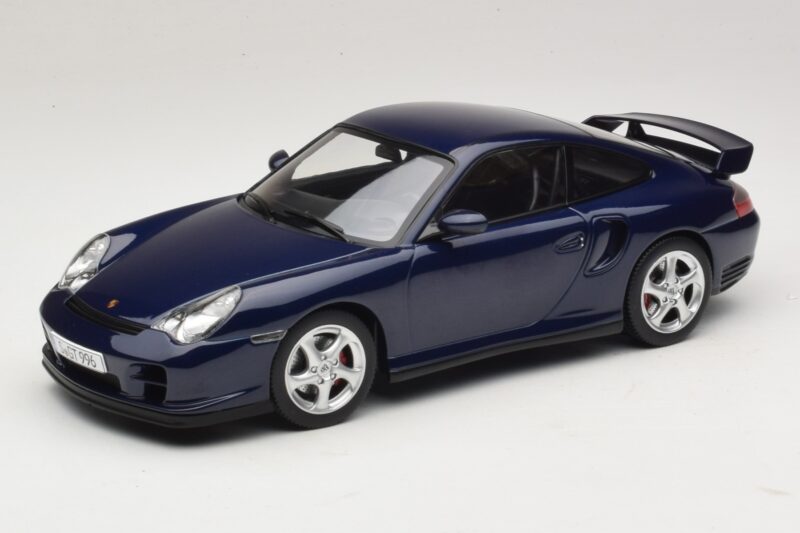 Porsche 911 996 GT2 Tamsiai Mėlyna Metalik KK-Scale 1:18 KKDC181452 Metalas