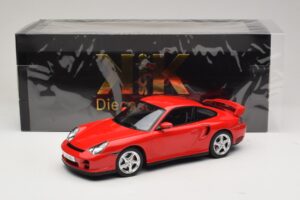 Porsche 911 996 GT2 Raudonas KK-Scale 1:18 KKDC181454 Metalas - nuotrauka 6 iš 6