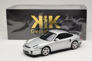 Porsche 911 996 GT2 Sidabrinis KK-Scale 1:18 KKDC181451 Metalas - nuotrauka 6 iš 6