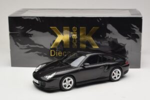 Porsche 911 996 Turbo Juoda Metalik KK-Scale 1:18 KKDC181472 Metalas - nuotrauka 6 iš 6