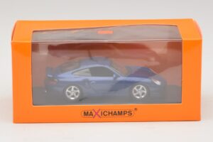 Porsche 911 996 Turbo Blue Metallic Maxichamps 1:43 940069301 Metalas - nuotrauka 5 iš 5