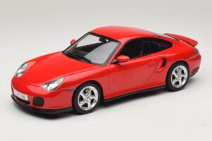 Porsche 911 996 Turbo Raudonas KK-Scale 1:18 KKDC181474 Metalas