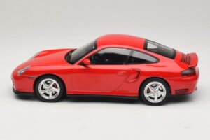 Porsche 911 996 Turbo Raudonas KK-Scale 1:18 KKDC181474 Metalas - nuotrauka 3 iš 6