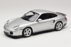 Porsche 911 996 Turbo Sidabrinis KK-Scale 1:18 KKDC181471 Metalas