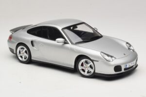 Porsche 911 996 Turbo Sidabrinis KK-Scale 1:18 KKDC181471 Metalas - nuotrauka 4 iš 6