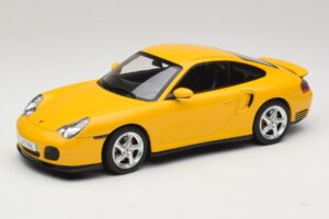 Porsche 911 996 Turbo Geltonas KK-Scale 1:18 KKDC181473 Metalas