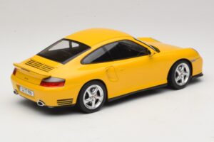 Porsche 911 996 Turbo Geltonas KK-Scale 1:18 KKDC181473 Metalas - nuotrauka 2 iš 6