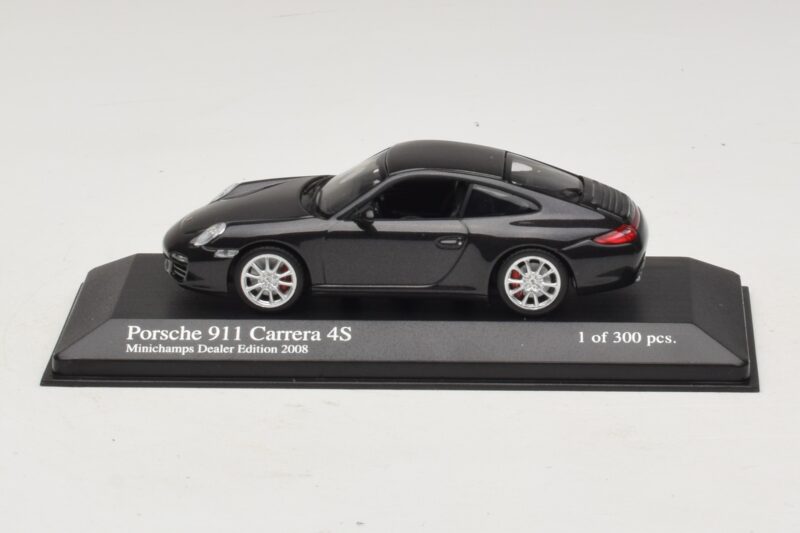 Porsche 911 997 Carrera 4S Pilka Metalik Minichamps 1:43 Porsche 911 997 Carrera 4S Pilka Metalik Minichamps 1:43 403066430 Metalas