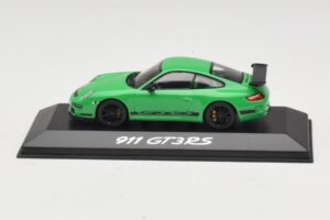 Porsche 911 997 GT3 RS Žalias Minichamps 1:43 403066011 Metalas