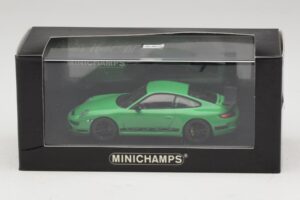 Porsche 911 997 GT3 RS Žalias Minichamps 1:43 403066011 Metalas - nuotrauka 5 iš 5
