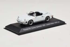 Porsche 911 G-Series Carrera Speedster Baltas Ribotas Leidimas Minichamps 1:43 MAP02002608 Metalas - nuotrauka 2 iš 5