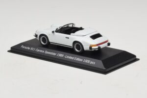 Porsche 911 G-Series Carrera Speedster Baltas Ribotas Leidimas Minichamps 1:43 MAP02002608 Metalas - nuotrauka 3 iš 5