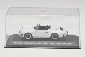 Porsche 911 G-Series Carrera Speedster Baltas Ribotas Leidimas Minichamps 1:43 MAP02002608 Metalas - nuotrauka 4 iš 5