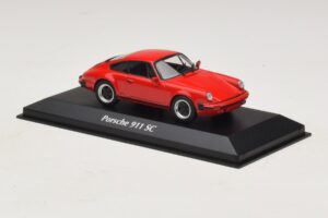 Porsche 911 SC Raudonas Maxichamps 1:43 940062021 Metalas - nuotrauka 3 iš 5