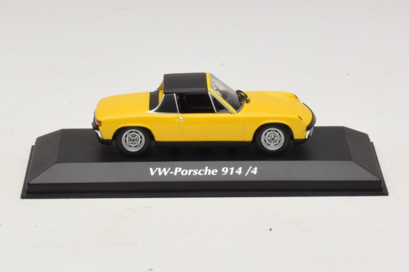 Porsche 914/4 Geltonas Maxichamps 1:43 940065661 Metalas