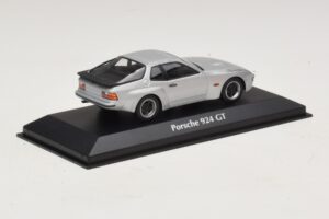 Porsche 924 GT Sidabrinis Maxichamps 1:43 940066122 Metalas - nuotrauka 2 iš 5