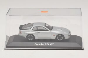 Porsche 924 GT Sidabrinis Maxichamps 1:43 940066122 Metalas - nuotrauka 4 iš 5
