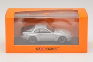 Porsche 924 GT Sidabrinis Maxichamps 1:43 940066122 Metalas - nuotrauka 5 iš 5