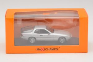 Porsche 924 Sidabrinis Maxichamps 1:43 940062120 Metalas - nuotrauka 5 iš 5