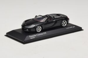 Porsche Carrera GT Juodas Minichamps 1:43 430060230 Metalas - nuotrauka 2 iš 5