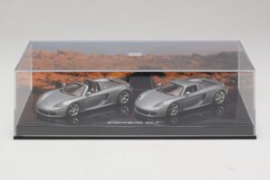 Porsche Carrera GT Spider & Kupė Rinkinys Sidabrinis Minichamps 1:43 WAP02010314 Metalas - nuotrauka 4 iš 5