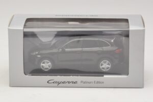 Porsche Cayenne 9PA Platinos Leidimas Juodas Minichamps 1:43 WAP0200160E Metalas - nuotrauka 5 iš 5