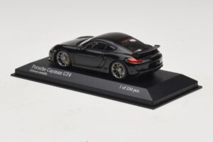 Porsche Cayman GT4 981 Black Metallic Minichamps 1:43 410066121 Metalas - nuotrauka 3 iš 5