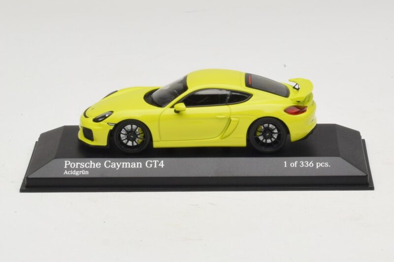 Porsche Cayman GT4 981 Žalias Minichamps 1:43 Porsche Cayman GT4 981 Žalias Minichamps 1:43 410066122 Metalas